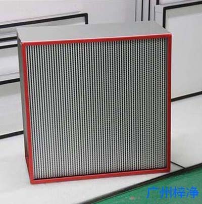 250度耐高溫高效過濾器應(yīng)于于熱風(fēng)處理末端過濾。