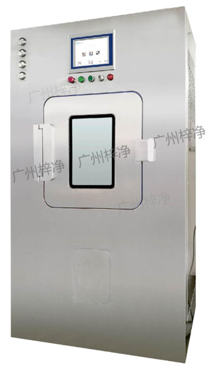 VHP滅菌傳遞窗采用專門的滅菌介質(zhì)給予系統(tǒng)使過氧化氫等離子體更均勻，達(dá)到滅菌效果。